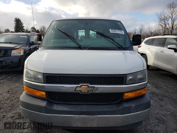 2018 Chevrolet Express Cargo Van with VIN 1GCWGAFG6J1904057, listed as a Copart auction lot 85921774 with 72,676 mi miles and Salvage Title. Bid and sale history available at carsss.com. Image 5.