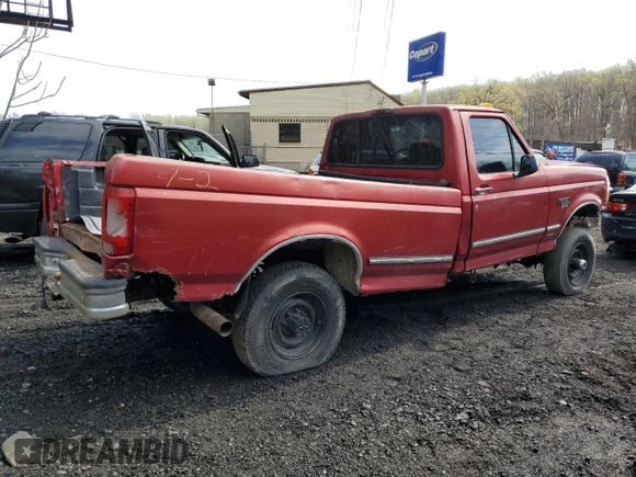 1997 Ford F-350 with VIN 1FTHF36F4VEB28332, listed as a Copart auction lot 51759825 with Not provided miles and Salvage title. Bid and sale history available at DreamBid. Image 3.
