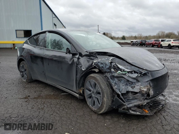 2024 Tesla Model Y Long Range with VIN 7SAYGDEE2RF131085, listed as a Copart auction lot 50171055 with Not Provided miles and Salvage Title. Bid and sale history available at DreamBid. Image 4.
