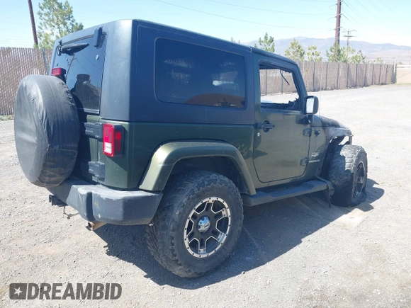 2007 Jeep Wrangler Sahara with VIN 1J4FA54147L184109, listed as a IAAI auction lot 42183722 with Not provided miles and . Bid and sale history available at DreamBid. Image 4.