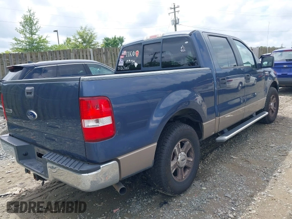 2005 Ford F-150 XLT with VIN 1FTRW12W45KC33713, listed as a IAAI auction lot 42706335 with 199,530 mi miles and . Bid and sale history available at DreamBid. Image 4.