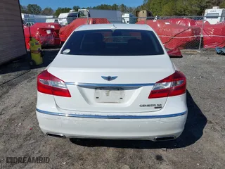 2013 Hyundai Genesis 5.0L R-Spec with VIN KMHGC4DH0DU244349, listed as a IAAI auction lot 41508229 with 231,929 mi miles. Bid and sale history available at carsss.com. Image 16.