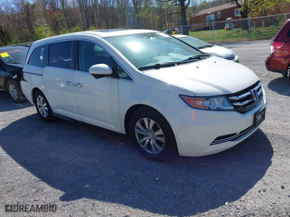 2016 Honda Odyssey EX-L with VIN 5FNRL5H68GB137297, listed as a IAAI auction lot 41925641 with 113,665 mi miles. Bid and sale history available at carsss.com. Image 1.