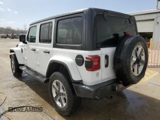2021 Jeep Wrangler Unlimited Sahara с VIN 1C4HJXEG3MW619175, выставлен на аукционе Copart как лот 49053575 с пробегом 61 333 миль миль и Списание • Salvage title. История ставок и продаж доступна на DreamBid. Изображение 2.