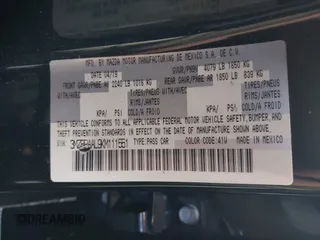 2019 Mazda 3 Select с VIN 3MZBPAAL9KM111551, выставлен на аукционе IAAI как лот 40725249 с пробегом 63 074 миль миль и . История ставок и продаж доступна на DreamBid. Изображение 9.
