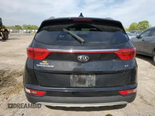 2018 Kia Sportage EX with VIN KNDPN3AC9J7398389, listed as a Copart auction lot 55902125 with 154,786 mi miles and Salvage title. Bid and sale history available at DreamBid. Image 6.