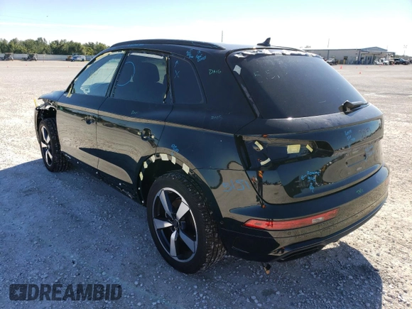 2023 Audi Q5 S line Prestige with VIN WA1FAAFY7P2001746, listed as a Copart auction lot 72766942 with 1,262 mi miles. Bid and sale history available at carsss.com. Image 2.