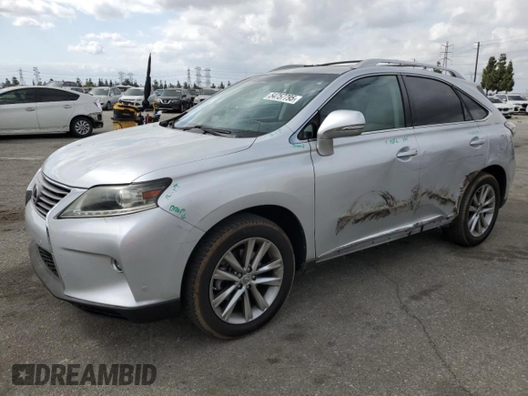 2015 Lexus RX 350 with VIN 2T2ZK1BAXFC184709, listed as a Copart auction lot 54757795 with 121,755 mi miles and Salvage Title. Bid and sale history available at DreamBid. Image 1.