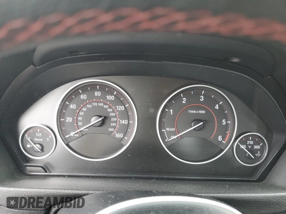 2014 BMW 3 Series 328d xDrive with VIN WBA3K5C57EKT33980, listed as a Copart auction lot 53123495 with Not provided miles and Clean title. Bid and sale history available at DreamBid. Image 9.