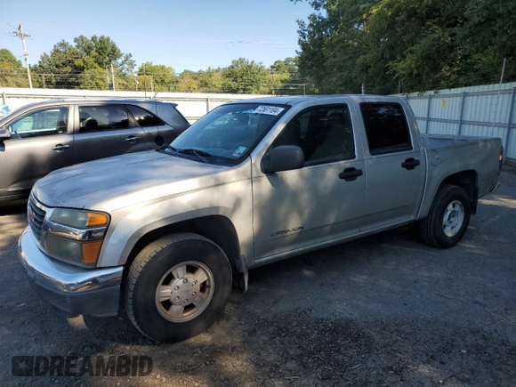 2005 GMC Canyon 1SC SLE Z85 with VIN 1GTCS136258255965, listed as a Copart auction lot 72581104 with 220,776 mi miles and Salvage Title. Bid and sale history available at carsss.com. Image 1.