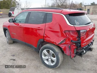 2021 Jeep Compass Latitude z VIN 3C4NJDBB4MT540632, wystawiony jako IAAI lot #41937767 z przebiegiem 15 613 mil mil oraz . Historia ofert i sprzedaży dostępna na DreamBid. Obrazek 3.