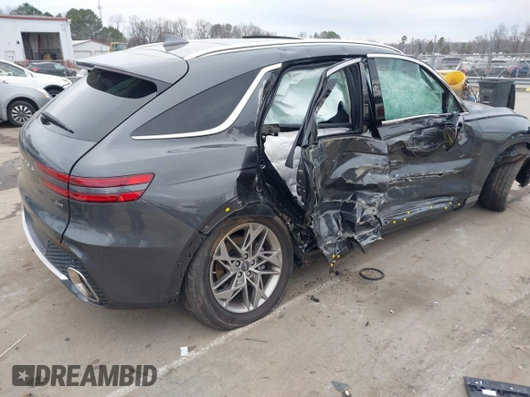 2022 Genesis GV70 2.5T with VIN KMUMADTB2NU059678, listed as a IAAI auction lot 41479833 with 30,598 mi miles and . Bid and sale history available at DreamBid. Image 4.