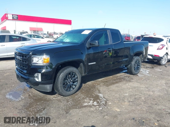 2021 GMC Canyon 2WD Elevation with VIN 1GTH5CEN4M1293315, listed as a IAAI auction lot 41754009 with 42,971 mi miles. Bid and sale history available at carsss.com. Image 18.