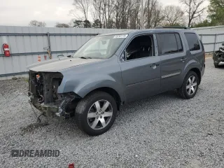2013 Honda Pilot Touring with VIN 5FNYF4H93DB030533, listed as a Copart auction lot 49792775 with 186,416 mi miles and Salvage Title. Bid and sale history available at carsss.com. Image 1.