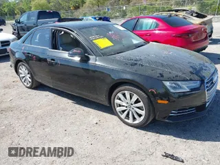 2017 Audi A4 Premium with VIN WAUANAF4XHN006700, listed as a IAAI auction lot 41886496 with 64,758 mi miles. Bid and sale history available at carsss.com. Image 1.