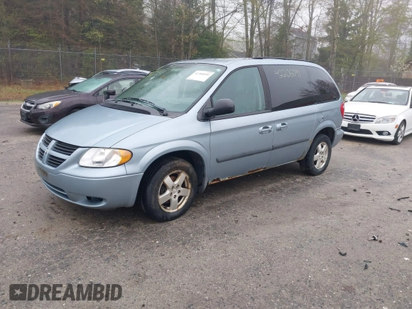2006 Dodge Caravan SXT with VIN 1D4GP45R96B662880, listed as a IAAI auction lot 42206091 with 168,265 mi miles and . Bid and sale history available at carsss.com. Image 2.