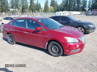 2015 Nissan Sentra SV with VIN 3N1AB7AP7FL656083, listed as a IAAI auction lot 41994026 with 114,913 mi miles and . Bid and sale history available at DreamBid. Image 1.