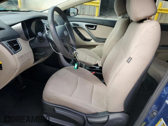 2016 Hyundai Elantra SE with VIN 5NPDH4AE7GH702342, listed as a Copart auction lot 48133575 with 129,978 mi miles and Salvage Title. Bid and sale history available at DreamBid. Image 7.