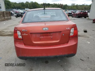 2010 Kia Rio LX with VIN KNADH4A37A6665399, listed as a Copart auction lot 72571284 with 132,610 mi miles and Salvage Title. Bid and sale history available at carsss.com. Image 6.