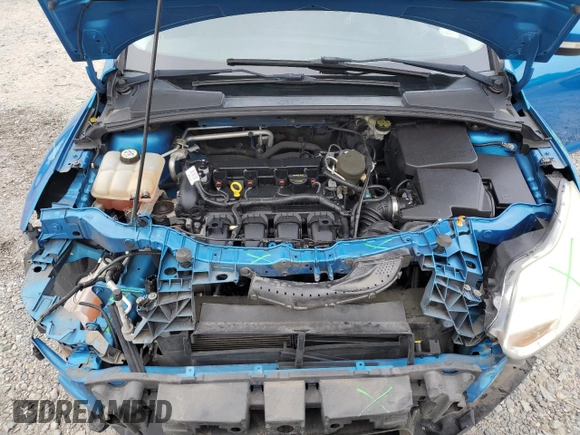 2013 Ford Focus SE with VIN 1FADP3F25DL295338, listed as a Copart auction lot 60225485 with 82,979 mi miles and Salvage title. Bid and sale history available at DreamBid. Image 11.