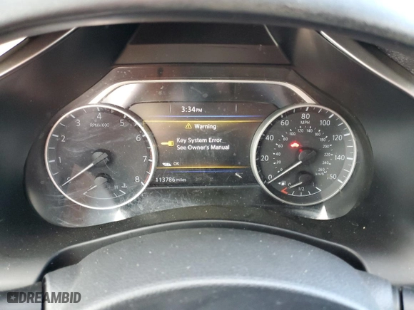 2017 Nissan Murano SV with VIN 5N1AZ2MG6HN141372, listed as a Copart auction lot 43833145 with 113,786 mi miles and Salvage Title. Bid and sale history available at carsss.com. Image 9.