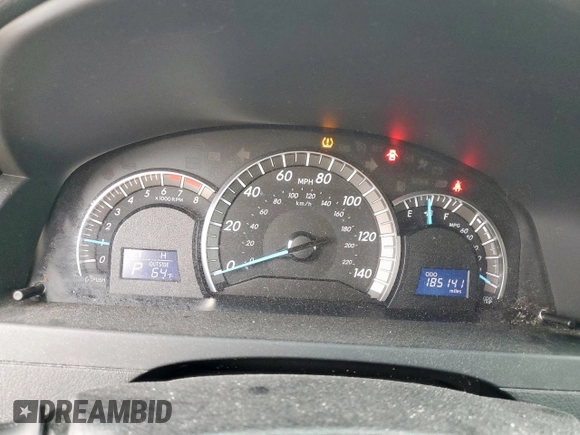 2012 Toyota Camry L with VIN 4T1BF1FK7CU165221, listed as a Copart auction lot 54726985 with 185,141 mi miles and Salvage Title. Bid and sale history available at carsss.com. Image 9.