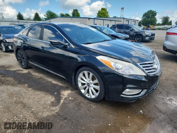 2013 Hyundai Azera z VIN KMHFH4JG4DA311870, wystawiony jako Copart lot #65090225 z przebiegiem 271 082 mil mil oraz Czysty tytuł • Clean title. Historia ofert i sprzedaży dostępna na DreamBid. Obrazek 4.