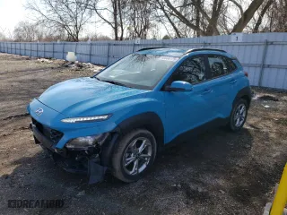 2022 Hyundai Kona Preferred with VIN KM8K22AB6NU810548, listed as a Copart auction lot 49666175 with 78,983 mi miles and Salvage Title. Bid and sale history available at carsss.com. Image 1.