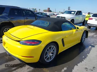 2021 Porsche 718 Boxster with VIN WP0CA2A8XMS210397, listed as a IAAI auction lot 41958221 with 43,518 mi miles and . Bid and sale history available at DreamBid. Image 4.