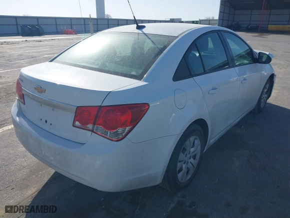 2013 Chevrolet Cruze LS with VIN 1G1PA5SH6D7313782, listed as a IAAI auction lot 41806417 with 104,373 mi miles. Bid and sale history available at carsss.com. Image 4.