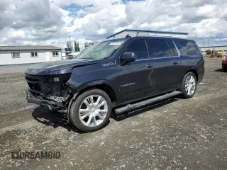 2023 Chevrolet Suburban High Country with VIN 1GNSKGKL8PR545248, listed as a Copart auction lot 55142635 with 17,729 mi miles and Salvage title. Bid and sale history available at DreamBid. Image 1.