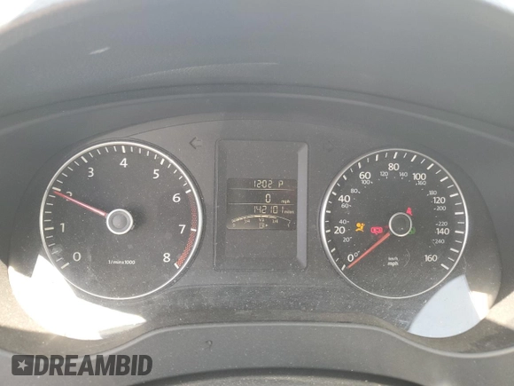 2014 Volkswagen Jetta SE with VIN 3VWD17AJ2EM360824, listed as a Copart auction lot 61420075 with 142,101 mi miles and Salvage title. Bid and sale history available at DreamBid. Image 9.