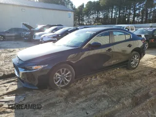 2022 Mazda 3 S with VIN JM1BPAAL0N1508375, listed as a Copart auction lot 75448854 with 14,703 mi miles and Salvage Title. Bid and sale history available at DreamBid. Image 1.