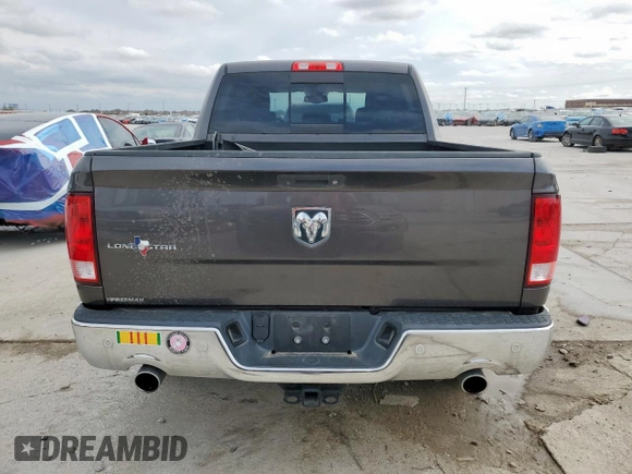 2016 Ram 1500 Lone Star with VIN 3C6RR6LT3GG388411, listed as a Copart auction lot 50082855 with 59,199 mi miles and Salvage Title. Bid and sale history available at carsss.com. Image 6.