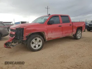 2018 Chevrolet Silverado 1500 Custom with VIN 3GCPCPEC7JG388830, listed as a Copart auction lot 78947194 with 81,508 mi miles and Salvage Title. Bid and sale history available at DreamBid. Image 1.