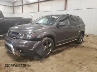2015 Dodge Journey Crossroad with VIN 3C4PDDGG6FT603267, listed as a Copart auction lot 86985114 with 131,365 mi miles and Clean Title. Bid and sale history available at carsss.com. Image 1.