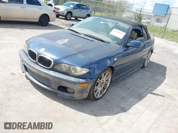 2006 BMW 3 Series 330Ci with VIN WBABW53466PJ97756, listed as a IAAI auction lot 41680045 with 123,083 mi miles. Bid and sale history available at carsss.com. Image 2.