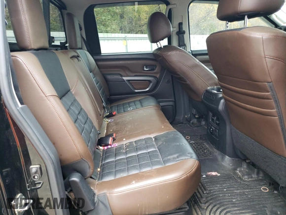 2017 Nissan Titan XD SL with VIN 1N6AA1F41HN548361, listed as a Copart auction lot 84654174 with 142,057 mi miles and Salvage Title. Bid and sale history available at carsss.com. Image 10.