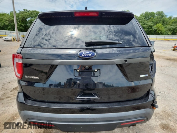 2017 Ford Police Interceptor Utility с VIN 1FM5K8AR6HGA63727, выставлен на аукционе Copart как лот 63182595 с пробегом 114 428 миль миль и Списание • Salvage title. История ставок и продаж доступна на DreamBid. Изображение 6.