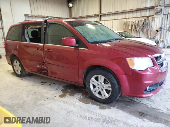 2011 Dodge Grand Caravan Crew with VIN 2D4RN5DG9BR606602, listed as a Copart auction lot 69881504 with 129,575 mi miles and Salvage Title. Bid and sale history available at DreamBid. Image 4.