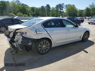 2020 BMW 5 Series 530i xDrive z VIN WBAJR7C08LCD67648, wystawiony jako Copart lot #51497075 z przebiegiem 64 346 mil mil oraz Szkoda całkowita • Salvage title. Historia ofert i sprzedaży dostępna na DreamBid. Obrazek 3.
