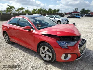 2022 Audi A3 Premium with VIN WAUAUDGY1NA072271, listed as a Copart auction lot 40297433 with 10,293 mi miles. Bid and sale history available at carsss.com. Image 4.