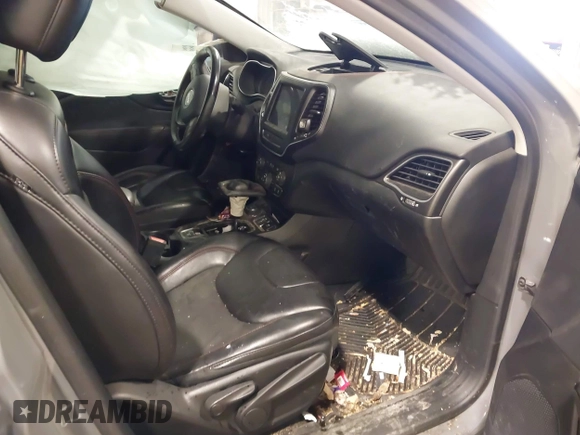 2019 Jeep Cherokee Trailhawk Elite with VIN 1C4PJMBX7KD361203, listed as a IAAI auction lot 41515943 with 133,384 mi miles. Bid and sale history available at carsss.com. Image 5.