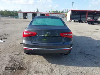2016 Kia Cadenza Premium with VIN KNALN4D76G5207273, listed as a IAAI auction lot 42018231 with 92,460 mi miles. Bid and sale history available at carsss.com. Image 16.