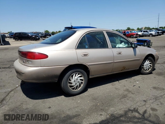 1998 Ford Escort SE with VIN 1FAFP13P7WW266180, listed as a Copart auction lot 61625005 with 143,982 mi miles and Salvage title. Bid and sale history available at DreamBid. Image 3.
