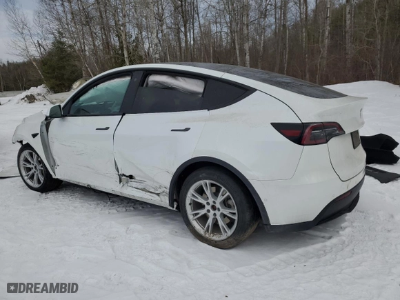 2022 Tesla Model Y Long Range with VIN 7SAYGDEE9NF447187, listed as a Copart auction lot 42150035 with 120,316 mi miles and Salvage Title. Bid and sale history available at carsss.com. Image 2.