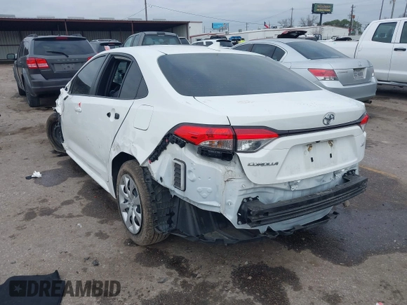 2022 Toyota Corolla LE with VIN JTDEPMAE3N3005878, listed as a IAAI auction lot 41477890 with 79,480 mi miles. Bid and sale history available at carsss.com. Image 3.