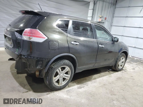 2016 Nissan Rogue S with VIN JN8AT2MV0GW151235, listed as a Copart auction lot 47196795 with 142,144 mi miles and Salvage Title. Bid and sale history available at carsss.com. Image 3.