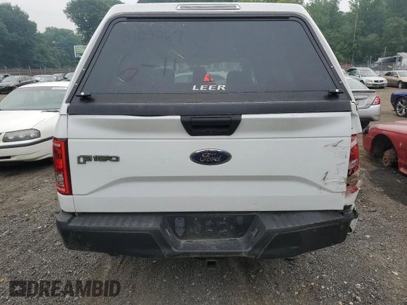 2017 Ford F-150 XL z VIN 1FTMF1C89HKE44162, wystawiony jako Copart lot #60823905 z przebiegiem 28 180 mil mil oraz Szkoda całkowita • Salvage title. Historia ofert i sprzedaży dostępna na DreamBid. Obrazek 6.