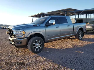 2024 Ram 2500 Longhorn с VIN 3C6UR5PLXRG236532, выставлен на аукционе Copart как лот 56075375 с пробегом 15 468 миль миль и Списание • Salvage title. История ставок и продаж доступна на DreamBid. Изображение 1.